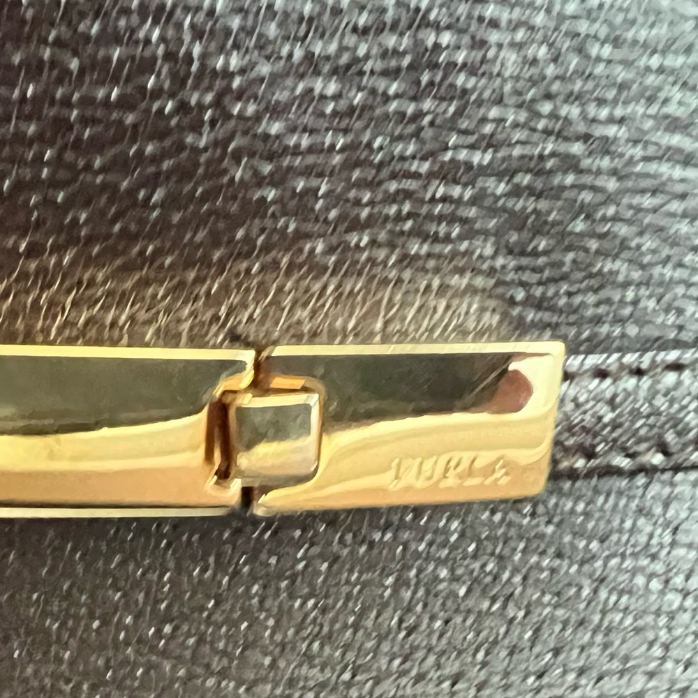 Furla Chocolate Brown Leather Clutch - Picture 2 of 11